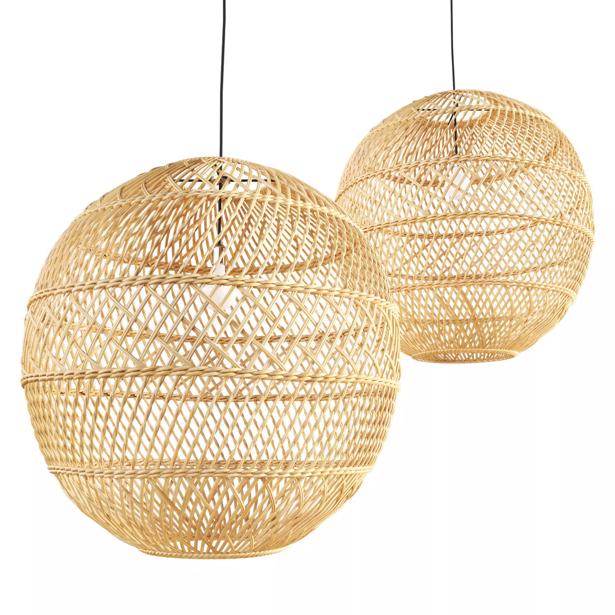 Headlands Round Pendant 3D model_0