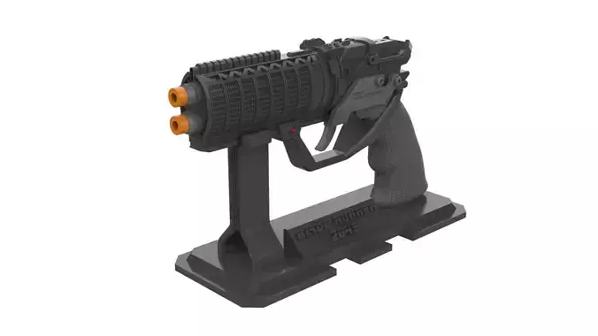 Agent K Blaster - Blade Runner - Printable 3d model - STL files 3D print model