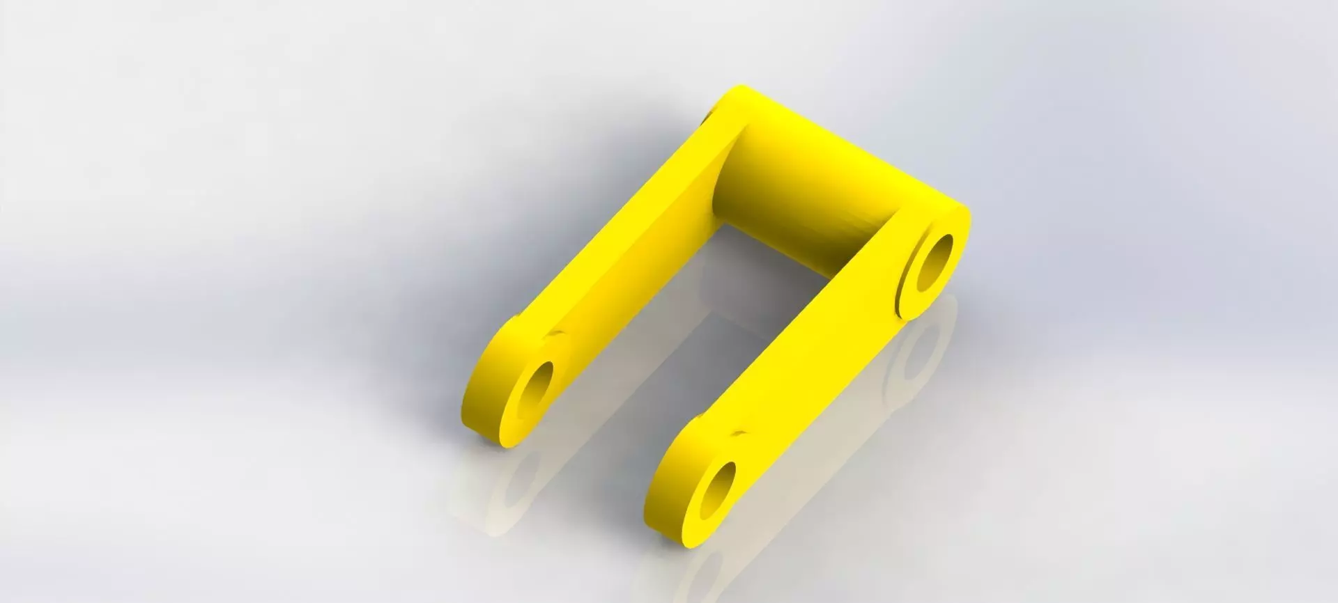 stabilizer plastic bracket 3D model_0