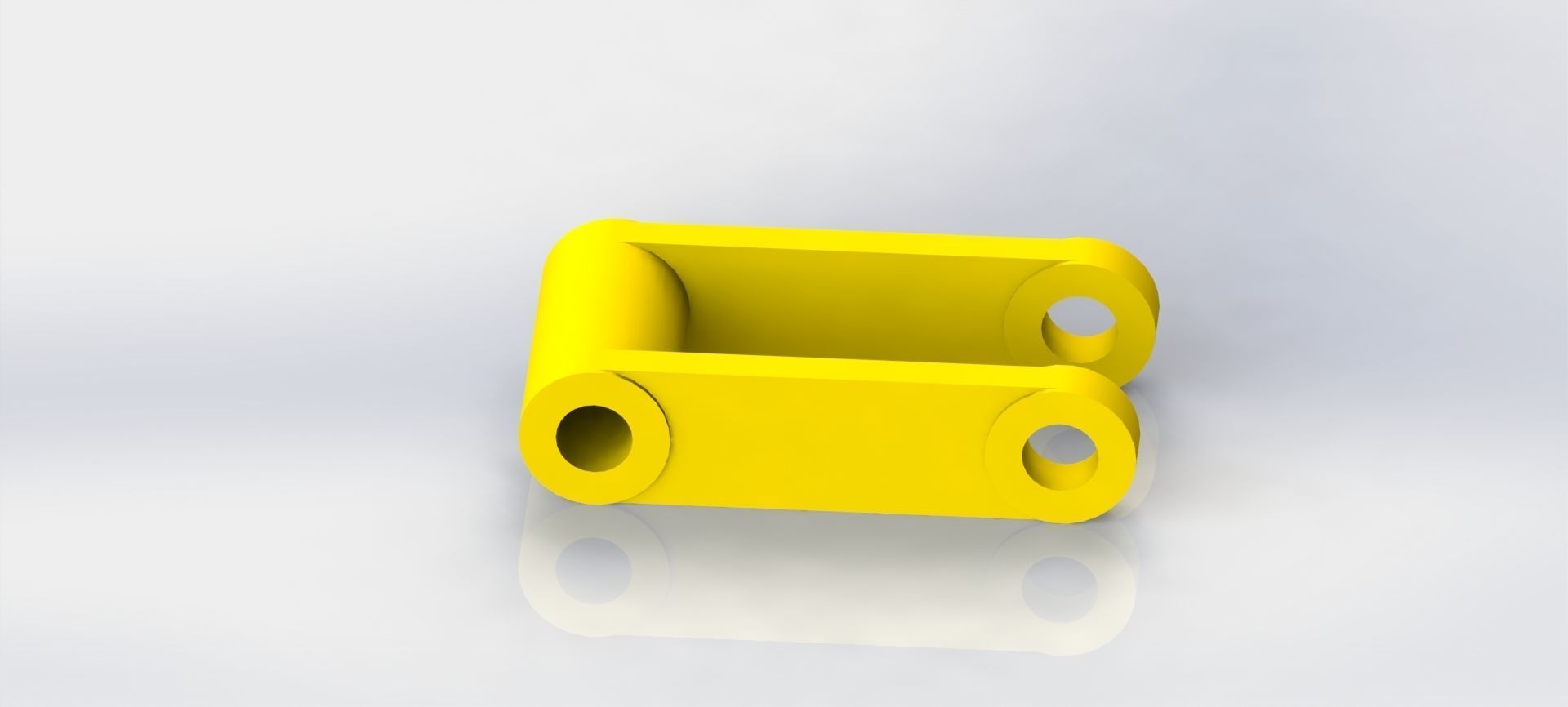 stabilizer plastic bracket 3D model_3