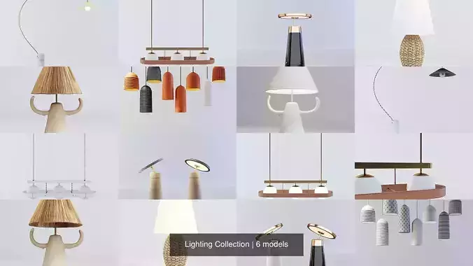Lighting Collection three light fixtures hanging from ceiling 