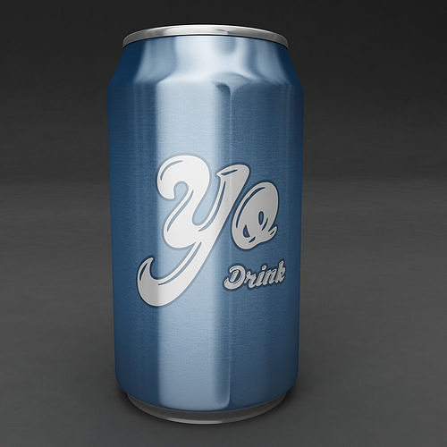 Cold drink can 3d model  3D model