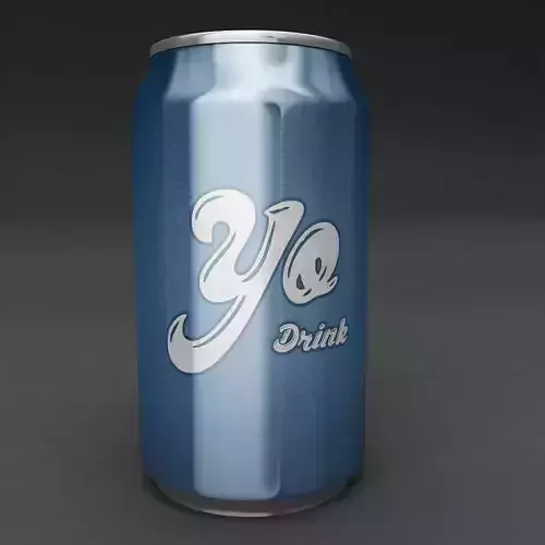 Cold drink can 3d model  3D model