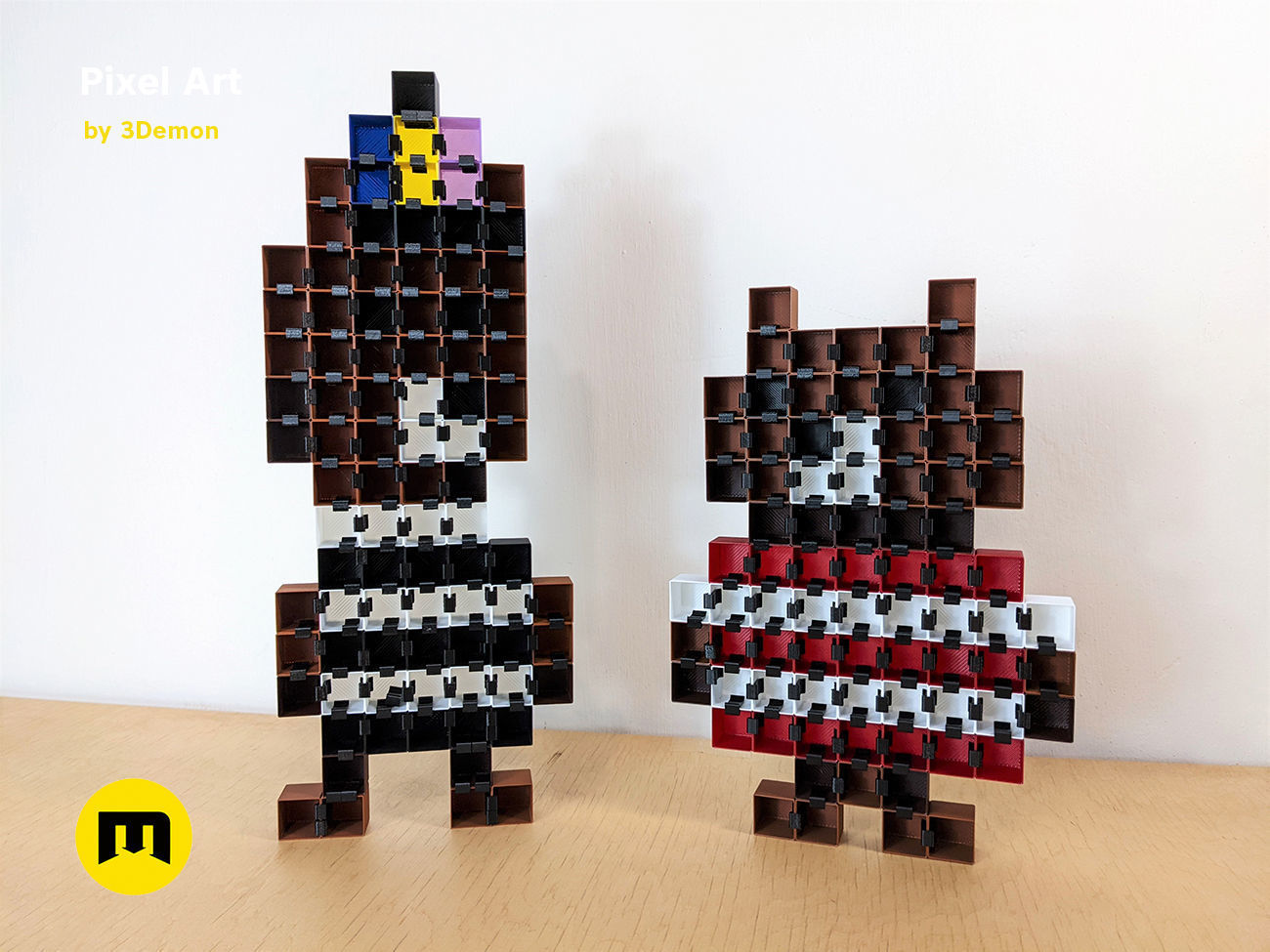 Pixel Art Building Blocks Free 3D print model_19