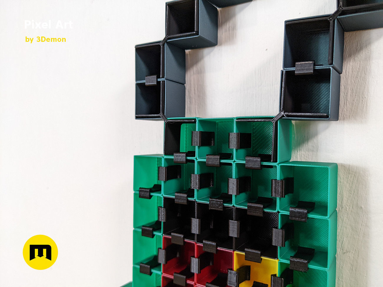 Pixel Art Building Blocks Free 3D print model_9