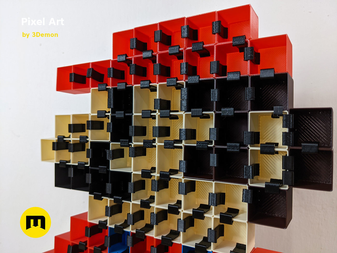 Pixel Art Building Blocks Free 3D print model_14
