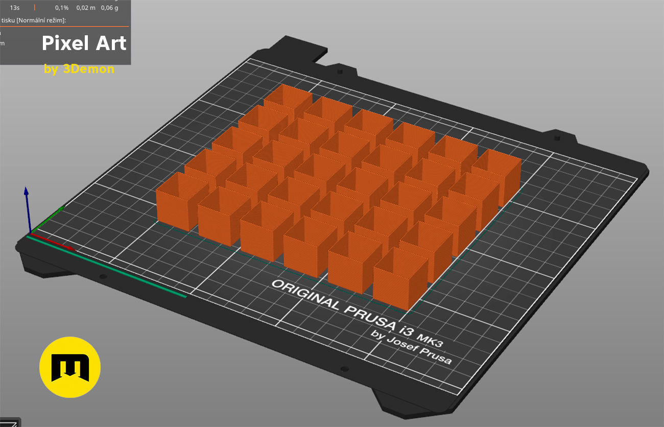 Pixel Art Building Blocks Free 3D print model_5