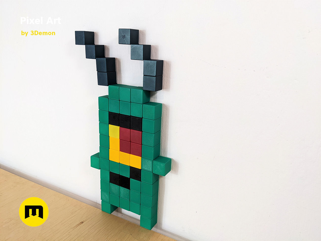 Pixel Art Building Blocks Free 3D print model_8