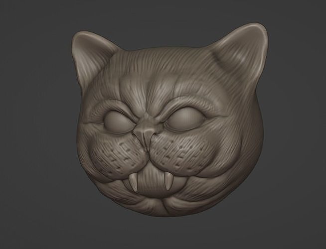 Stylized Cat Mask  3D print model