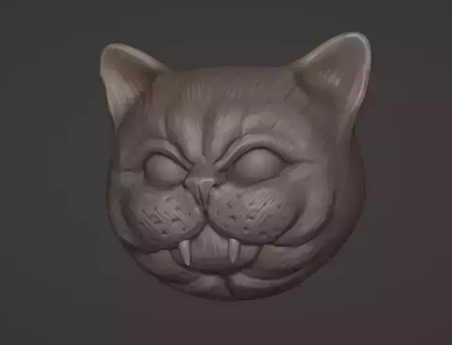 Stylized Cat Mask 