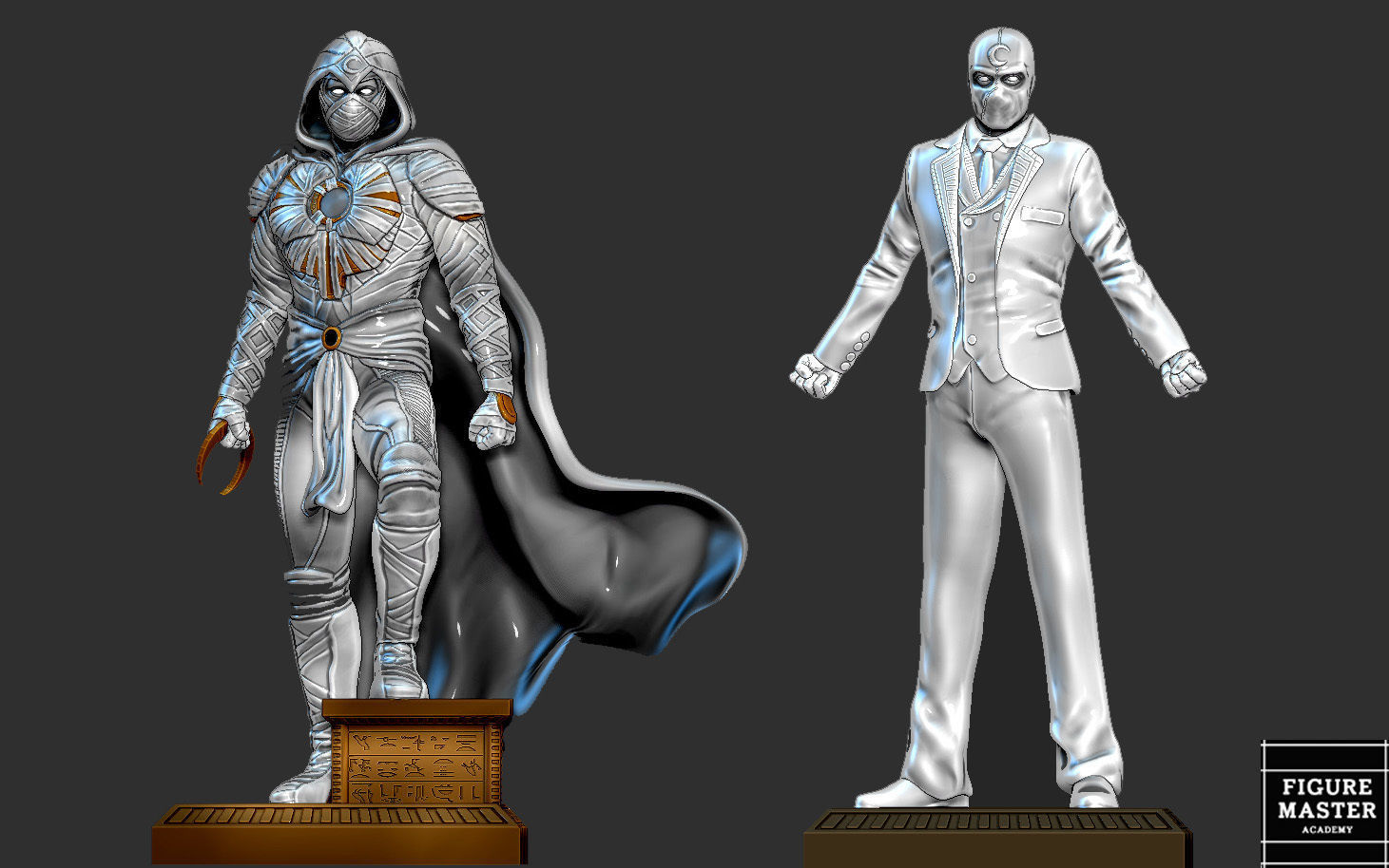 MR KNIGHT MOON KNIGHT MARVEL MCU DRAMA CHARACTER DISNEY HERO 3D print model_9