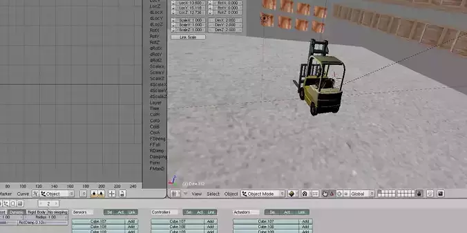 FORKIT forklift in computer game