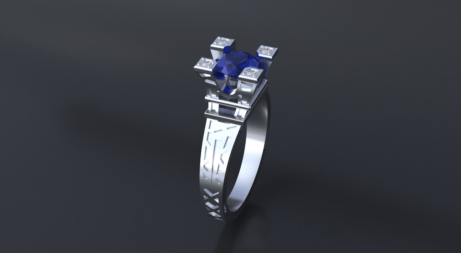 Ring Tour Eiffel 3D print model 3D print model_13