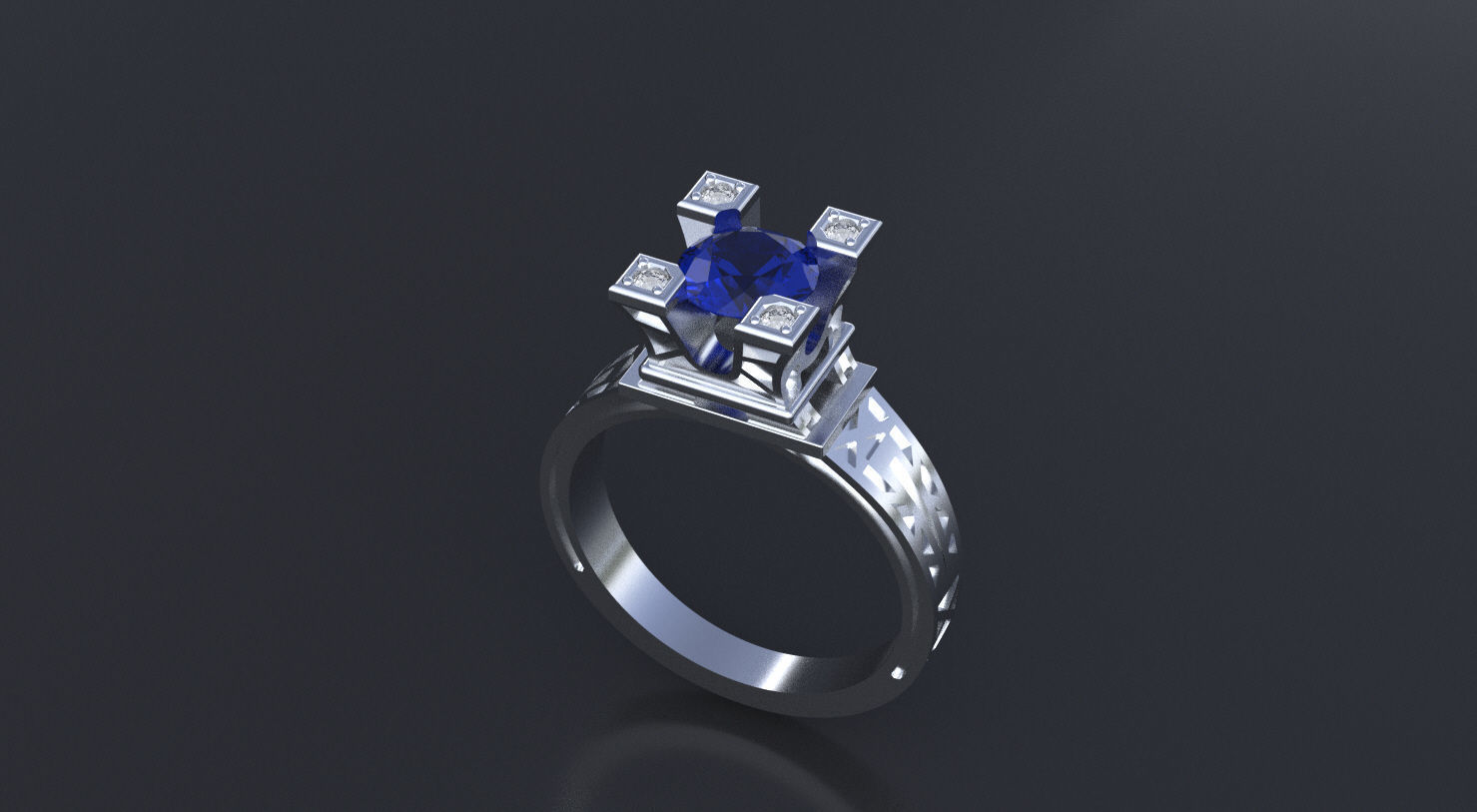 Ring Tour Eiffel 3D print model 3D print model_11