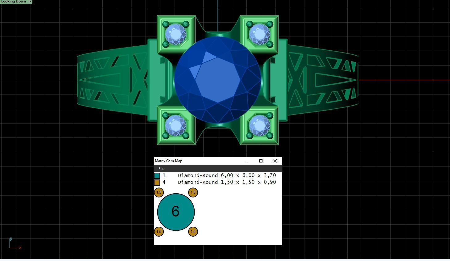 Ring Tour Eiffel 3D print model 3D print model_10