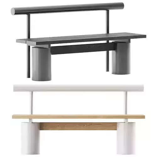 Plinth bench by Vestre