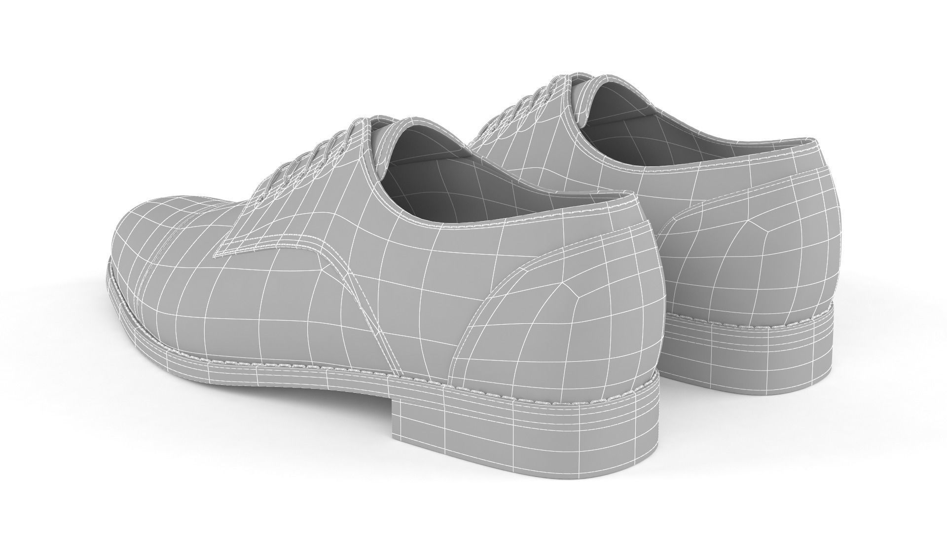 Men Shoes 3D model_8