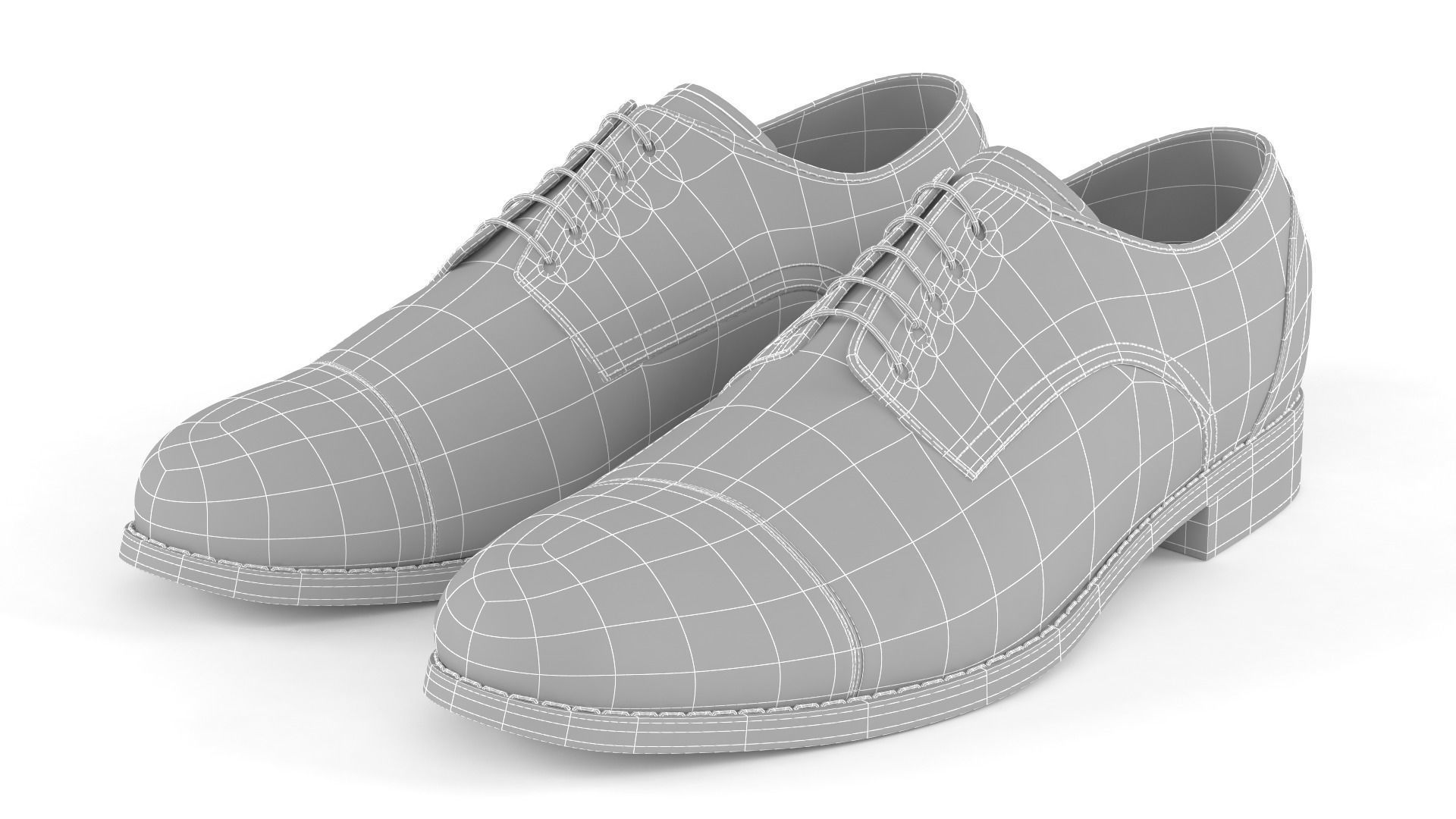 Men Shoes 3D model_6