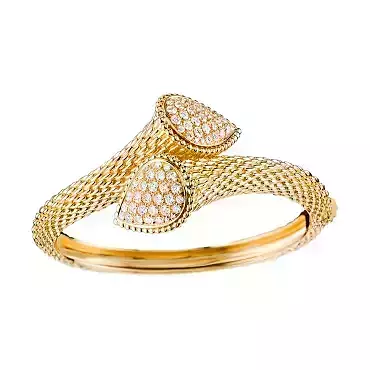 Serpent bangle bracelet