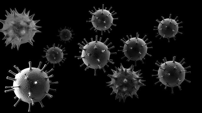 corona viruses omicron Low-poly 3D model