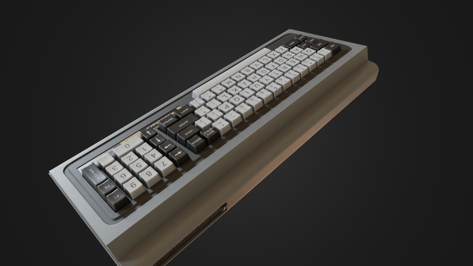 RadioShack TRS-80 Model 1 Low-poly 3D model_27