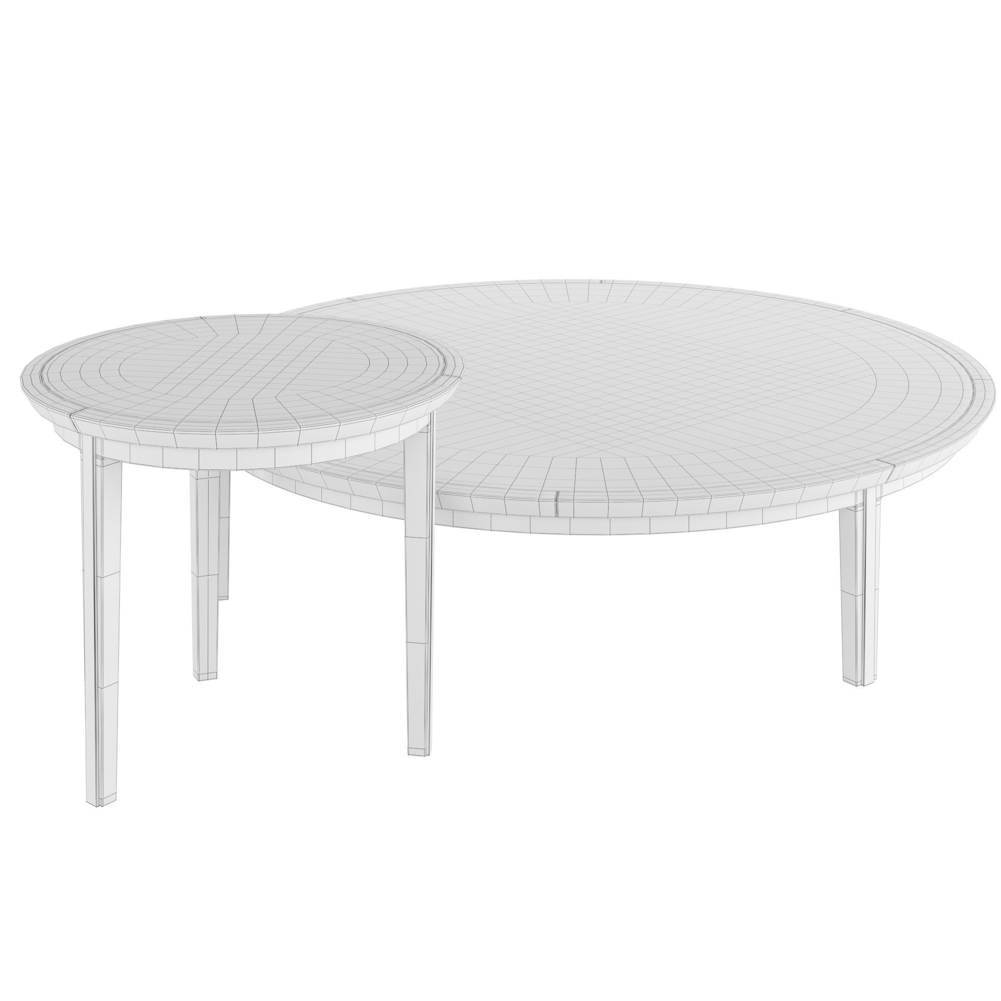 Coffee Table Elan 3D model_1
