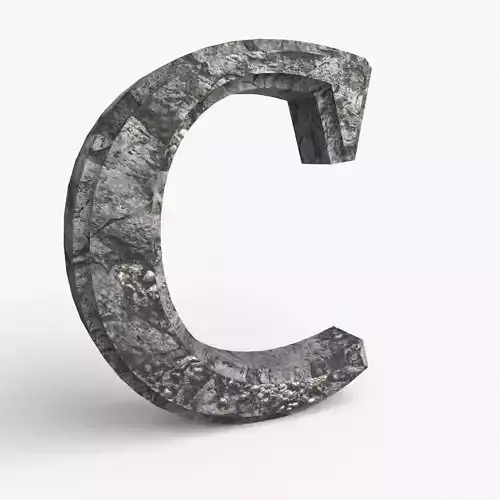 C Constantia Damage alphabet