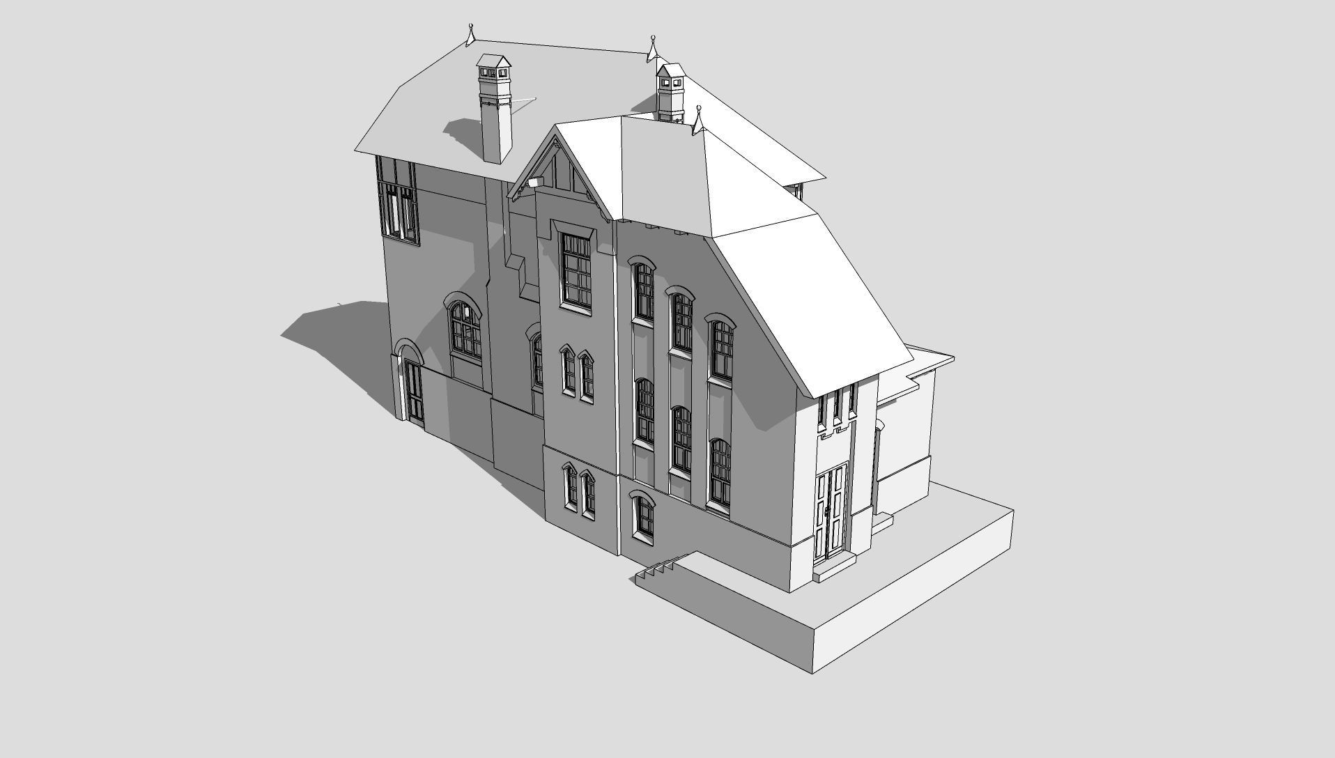 Berlin-Tegel signal box 3D model_12