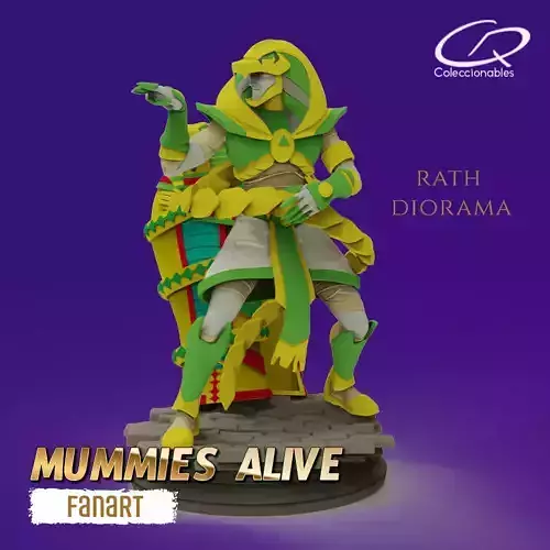 Mummies Alive - Rath Diorama  3D print model