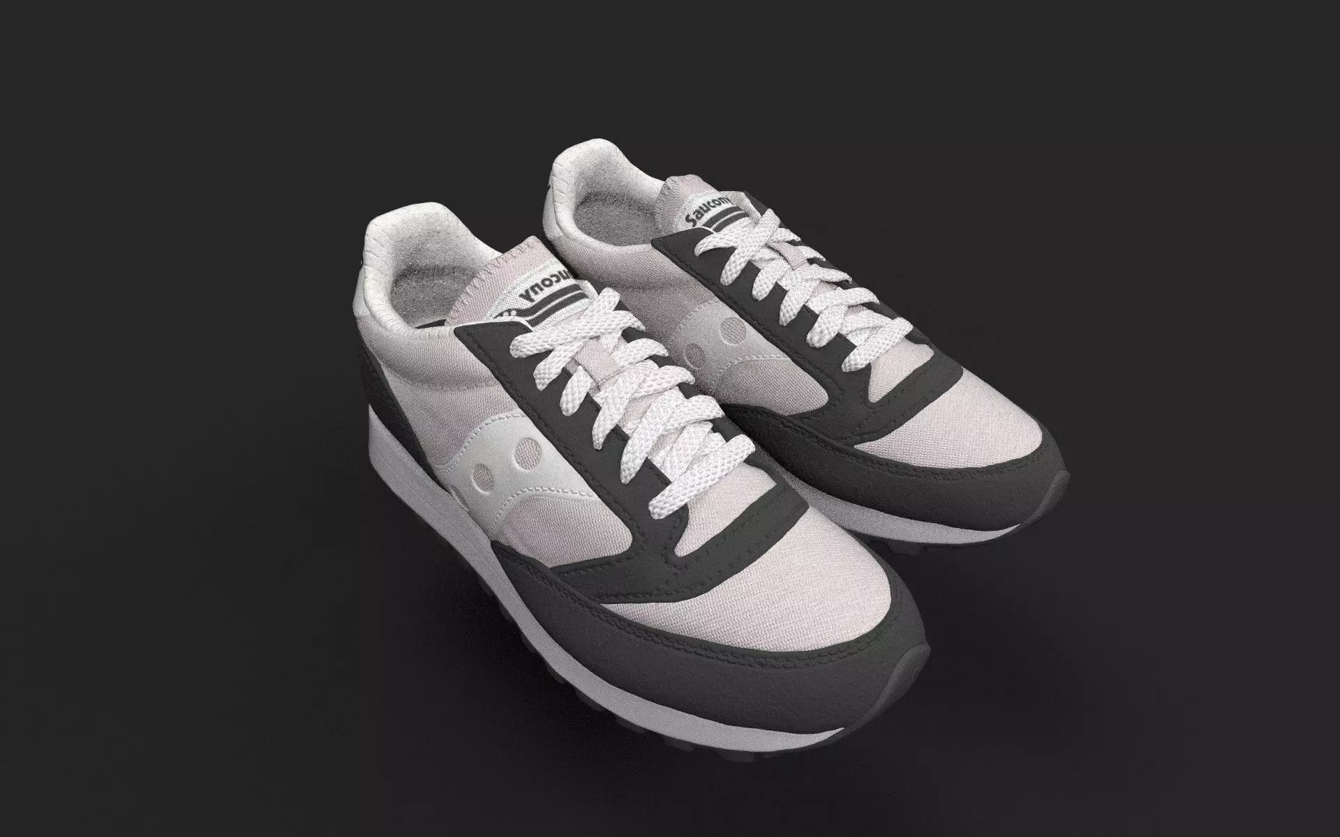 Casual shoe Low-poly 3D model_0