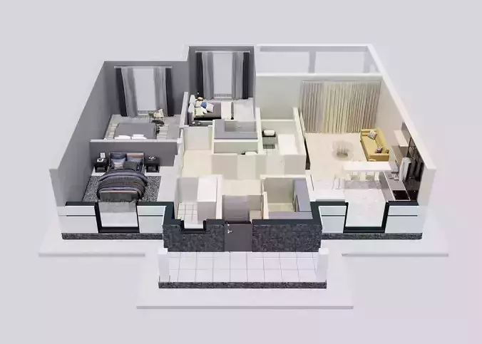 House 2 layout interior