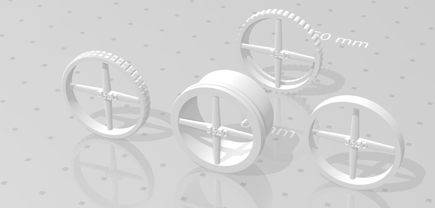 Quatre Classique Large Ring 3D print model_4