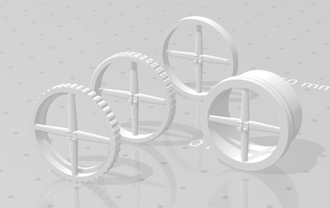 Quatre Classique Large Ring 3D print model_8
