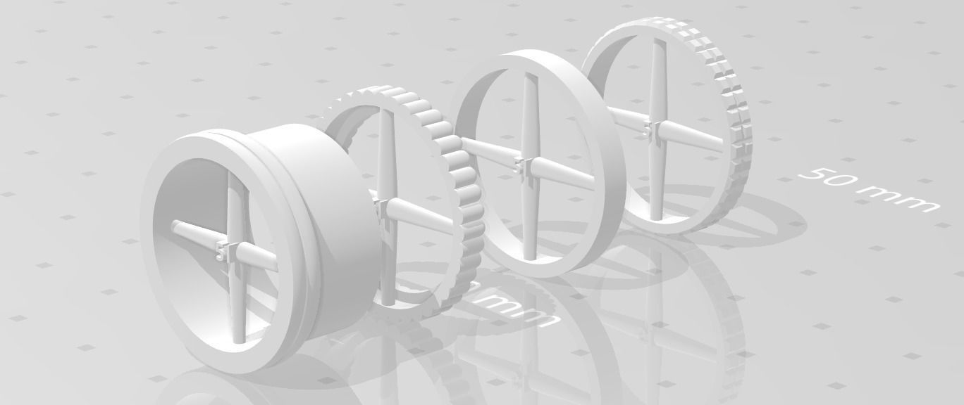 Quatre Classique Large Ring 3D print model_5