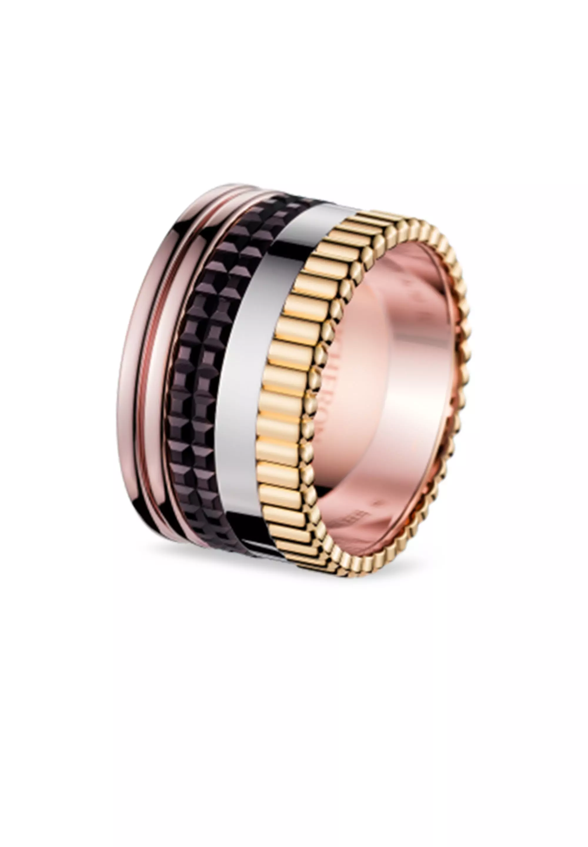 Quatre Classique Large Ring 3D print model_0