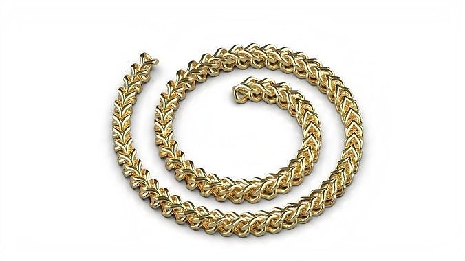 You can custom chain long 3D model 3D printable | CGTrader
