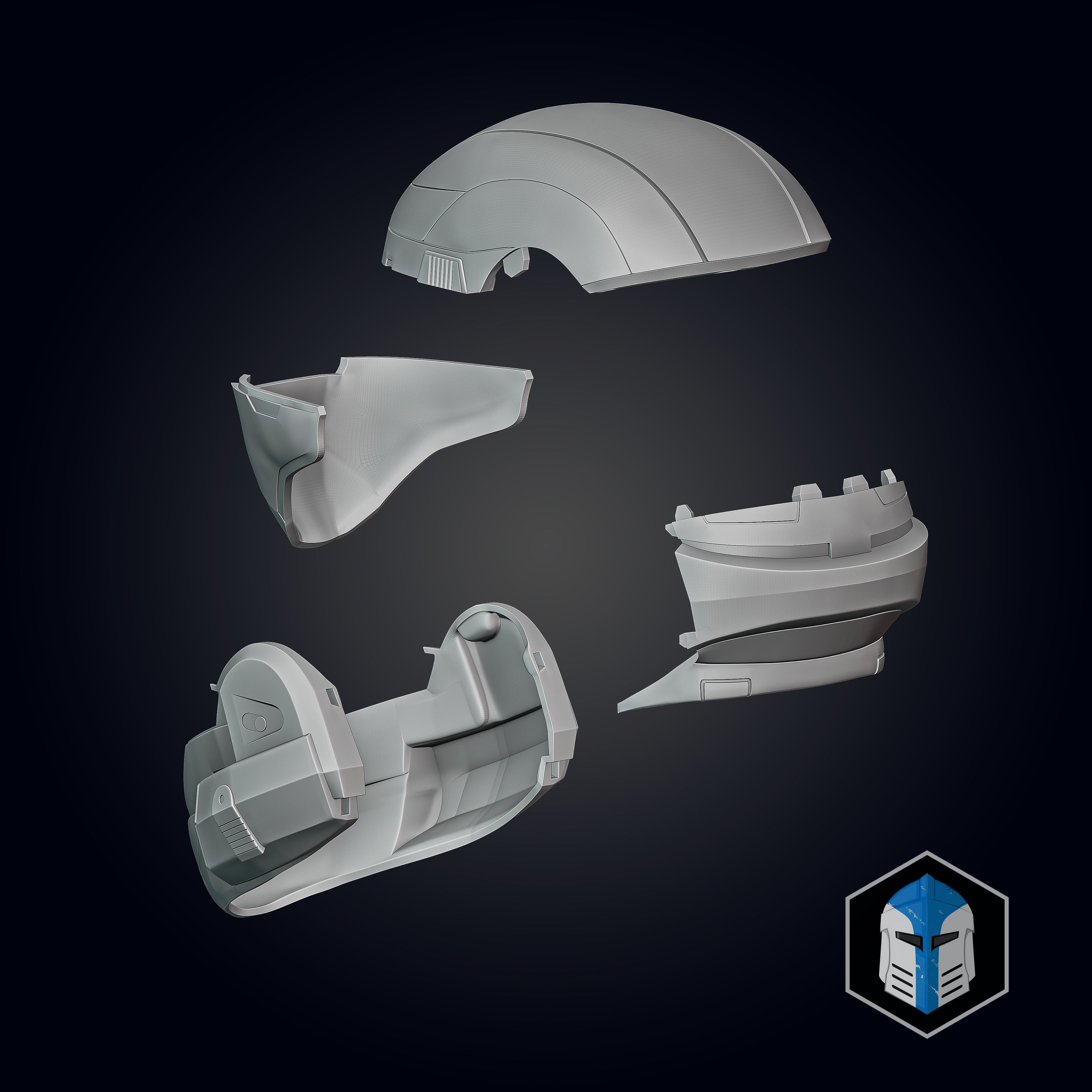 Halo Infinite ODST Helmet 3D print model_11
