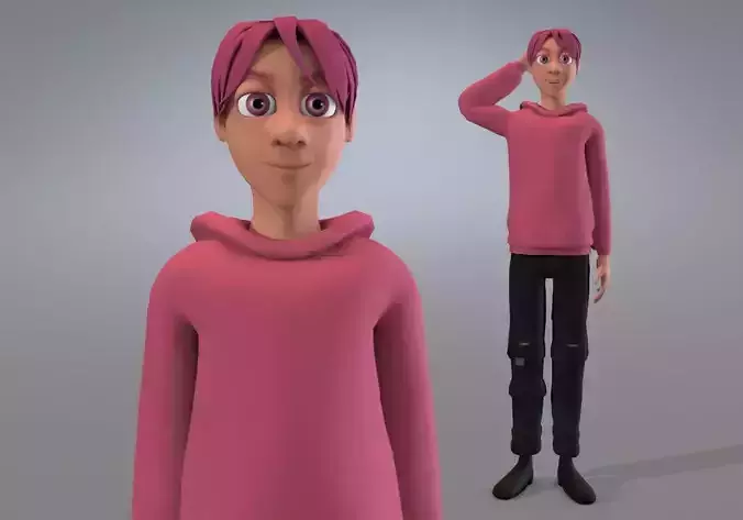 cute pink boy