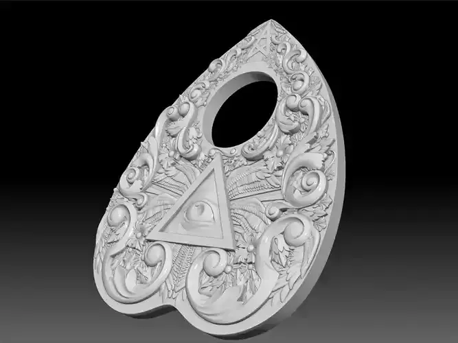 Planchette for Occult Art Nouveau Ouija Board