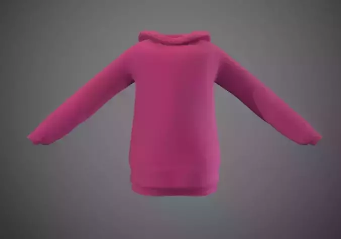 pink hoodie basic