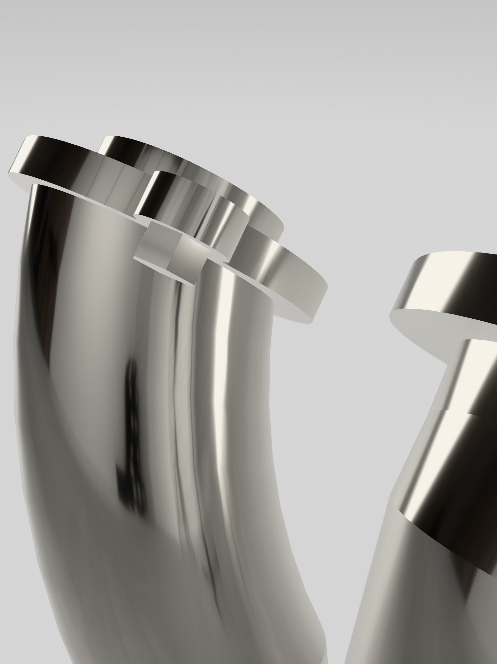 Pro Stock Header Exhaust and Collector 4 into 1 3D print model_6