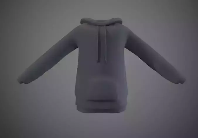 simple gray hoodie