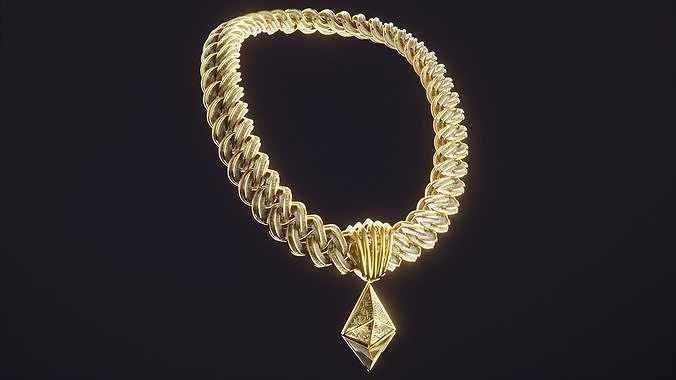 Ethereum Chain Low-poly 3D model