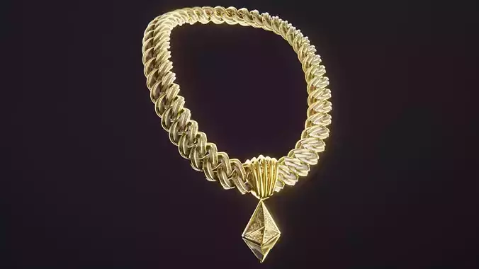 Ethereum Chain Low-poly 3D model
