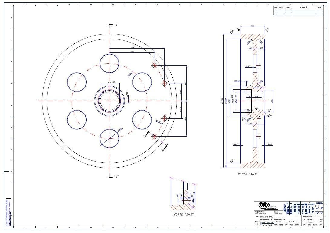 OMNI OC11090 JAW CRUSHER 3D and 2D model 3D model_6