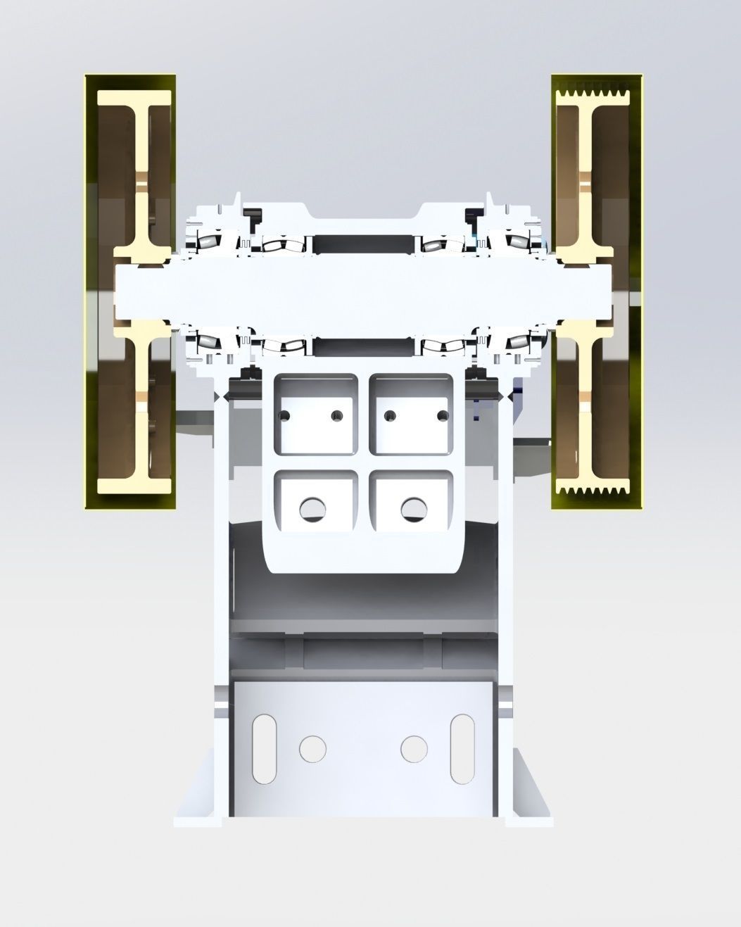 OMNI OC11090 JAW CRUSHER 3D and 2D model 3D model_1