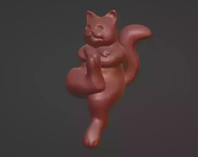 Sitting Cat Sculpture