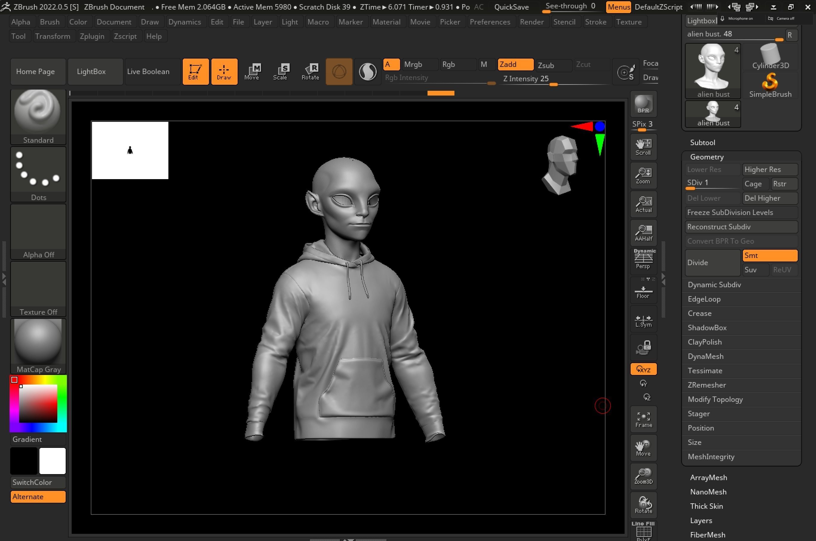 Alien NFT Model with all the source files and textures Low-poly 3D model_29