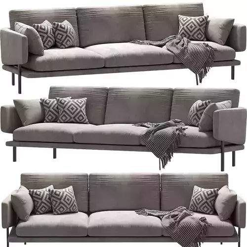 Bonaldo-Divani-Structure-Sofa-Main-Slider four couches 3D model