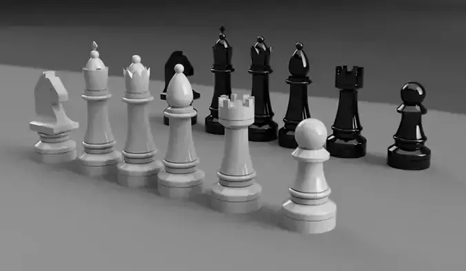 Chess parts type 1  3D model